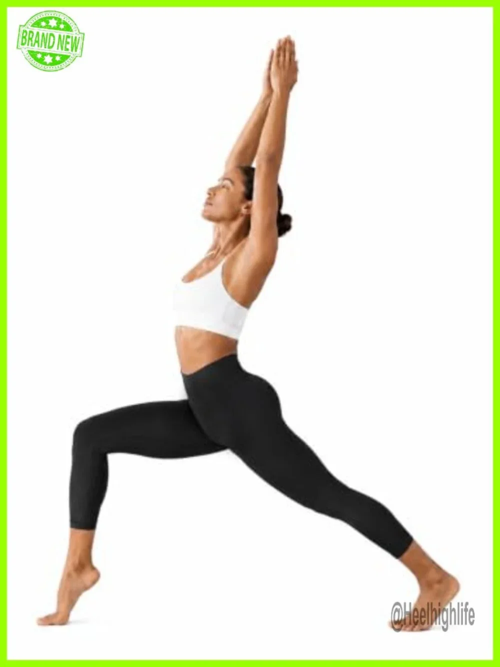 Butt Lifting Capri Leggings High Waist Tummy Control Yoga Pants